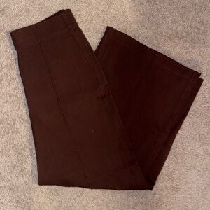 Jones New York Chocolate Wide Leg Ankle Pants